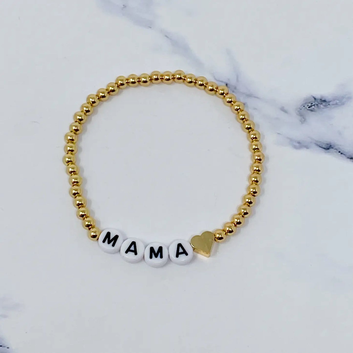 HEART MY MOMMA STRETCH BRACELET