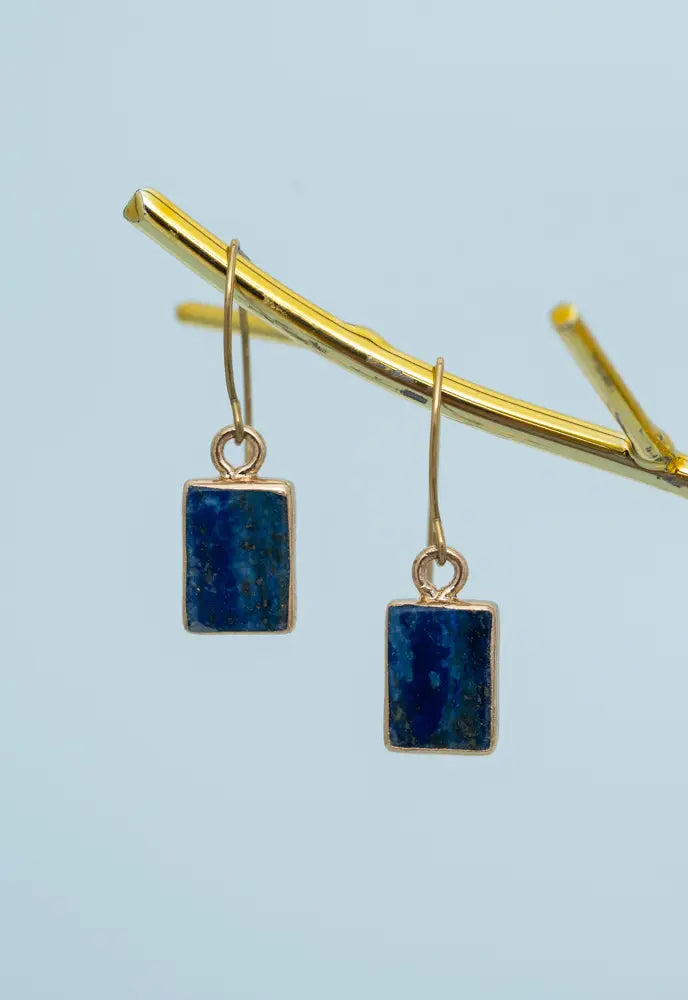 In the Clouds Lapis Earrings