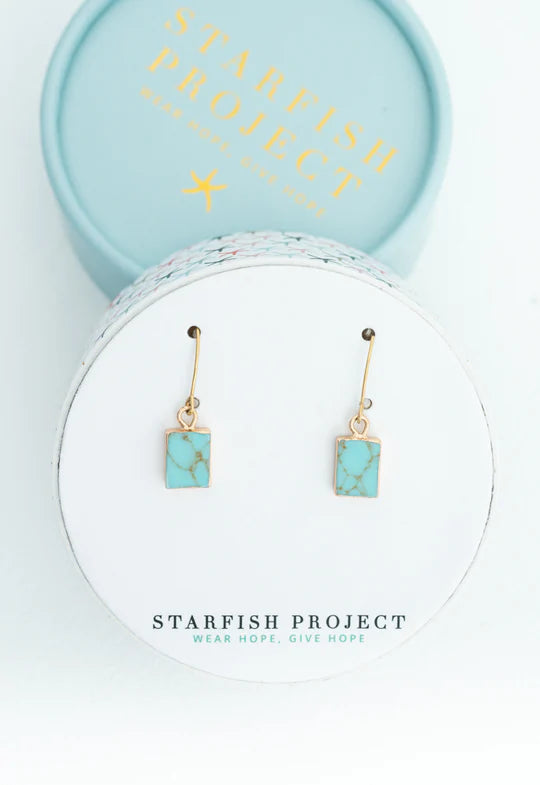 Restored Turquoise Earrings