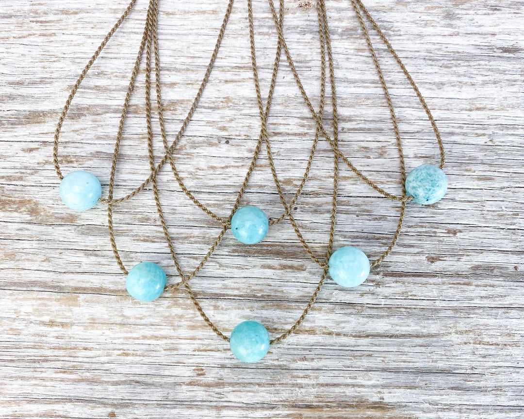 CLASSIC SINGLE NECKLACE - AMAZONITE