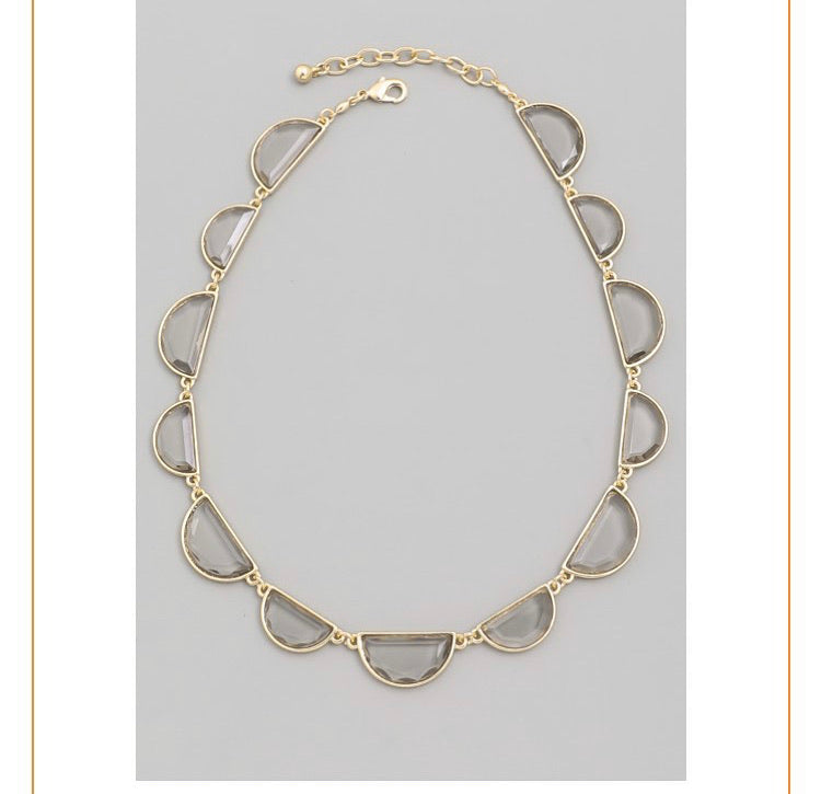 Crystal & Gold Collar