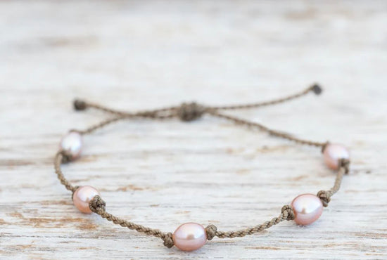 Bracelet- Blush Pearl Rice Petite