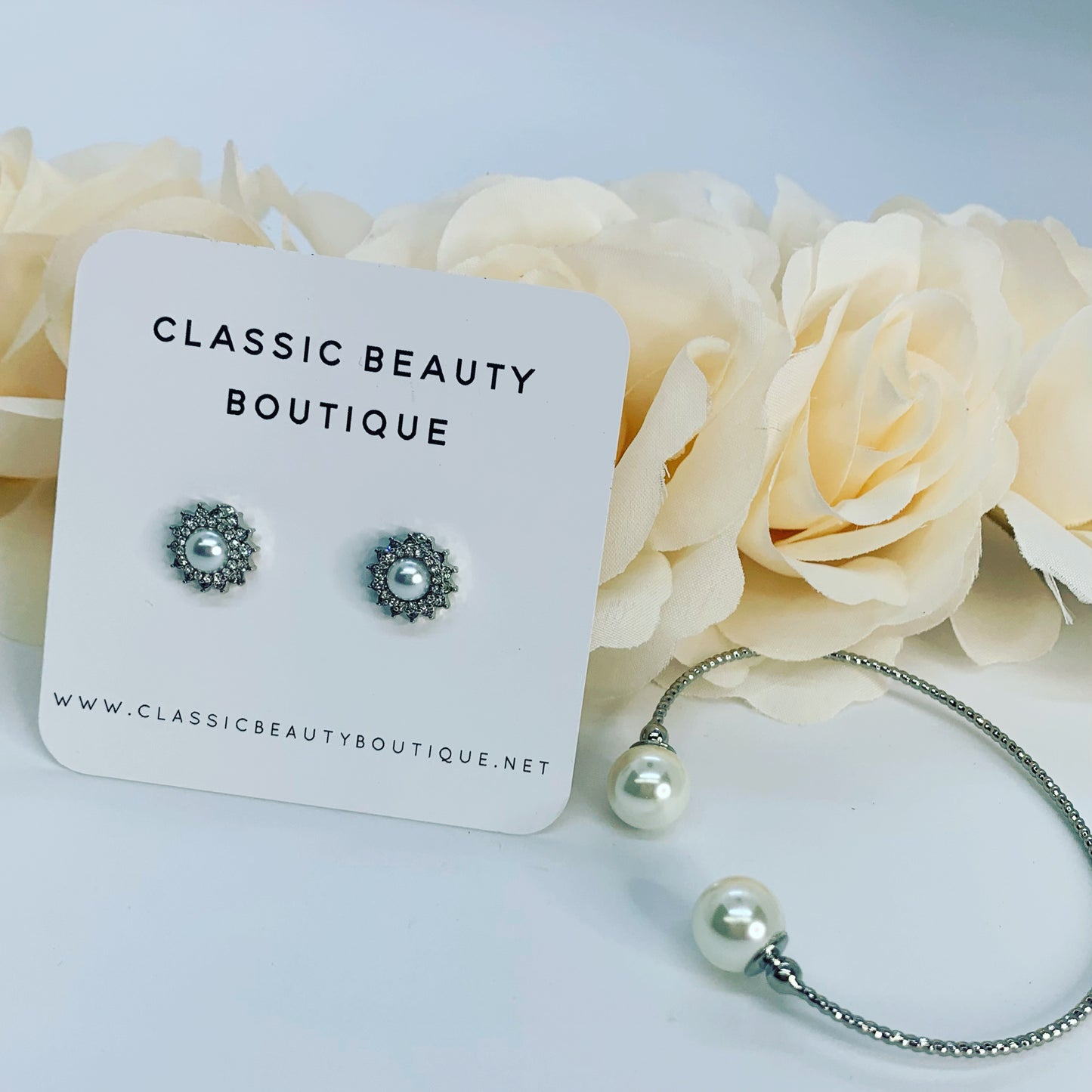 Pearl Christina Earrings