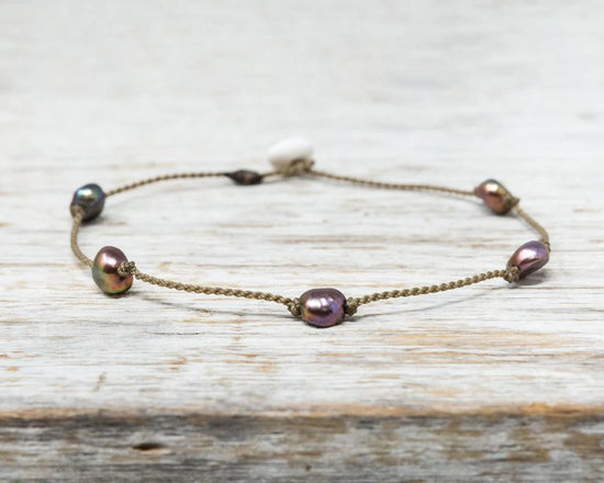 PRINCESS ANKLET - MERMAID PEARL BAROQUE MEDIUM