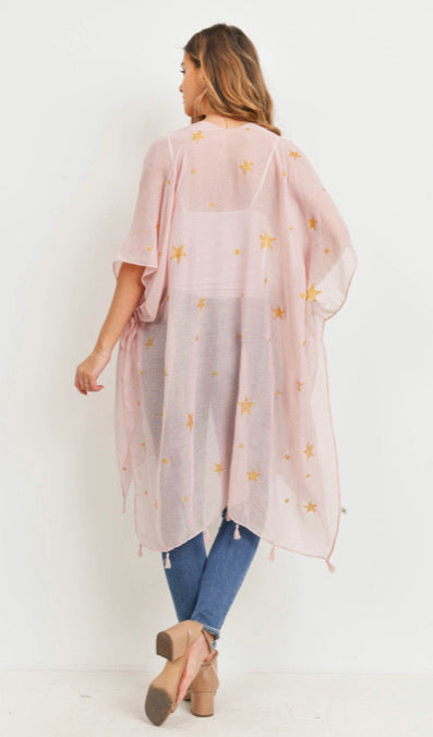 Pink Star Kimono