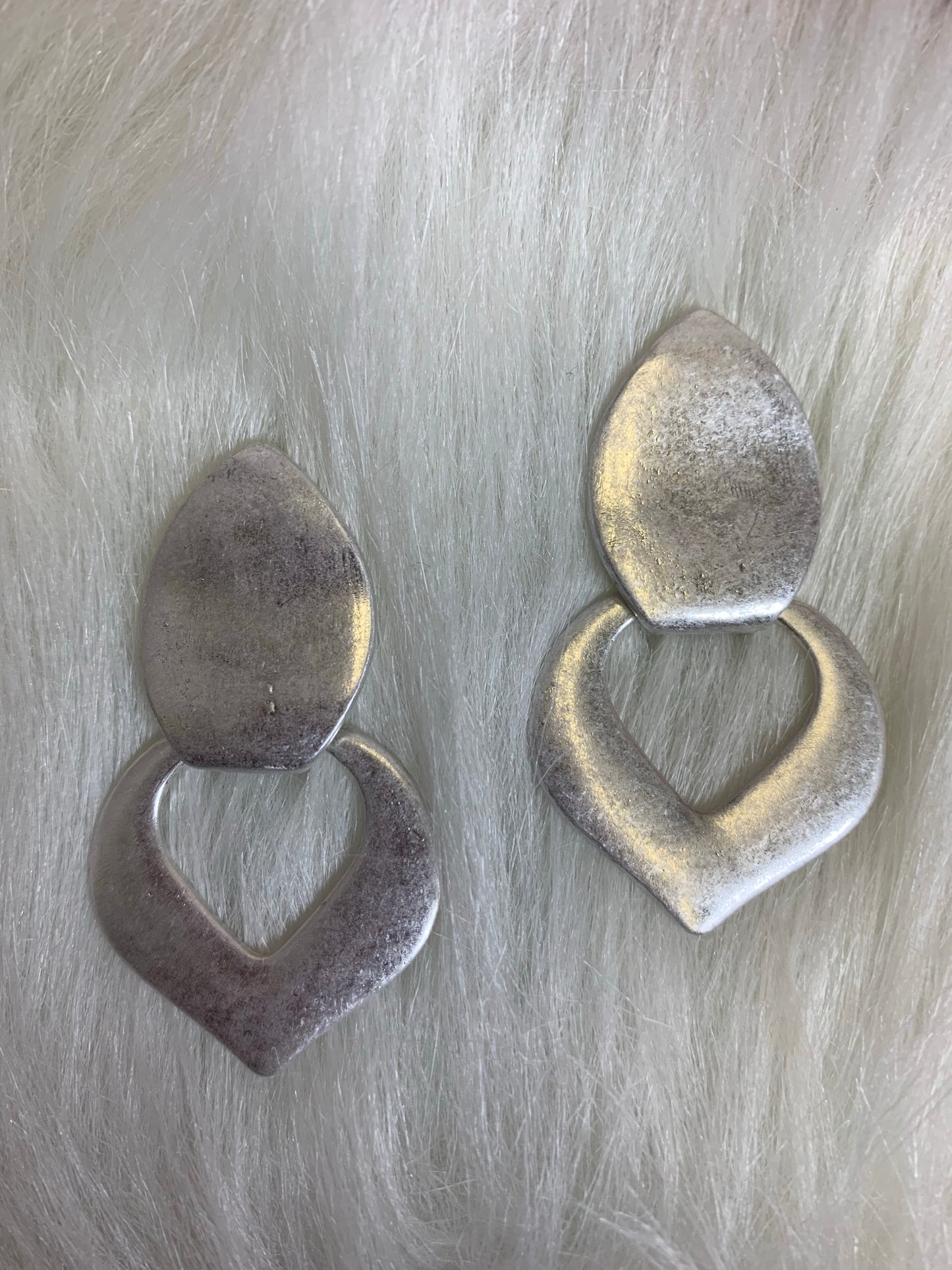 Silver Statement Post Earrings