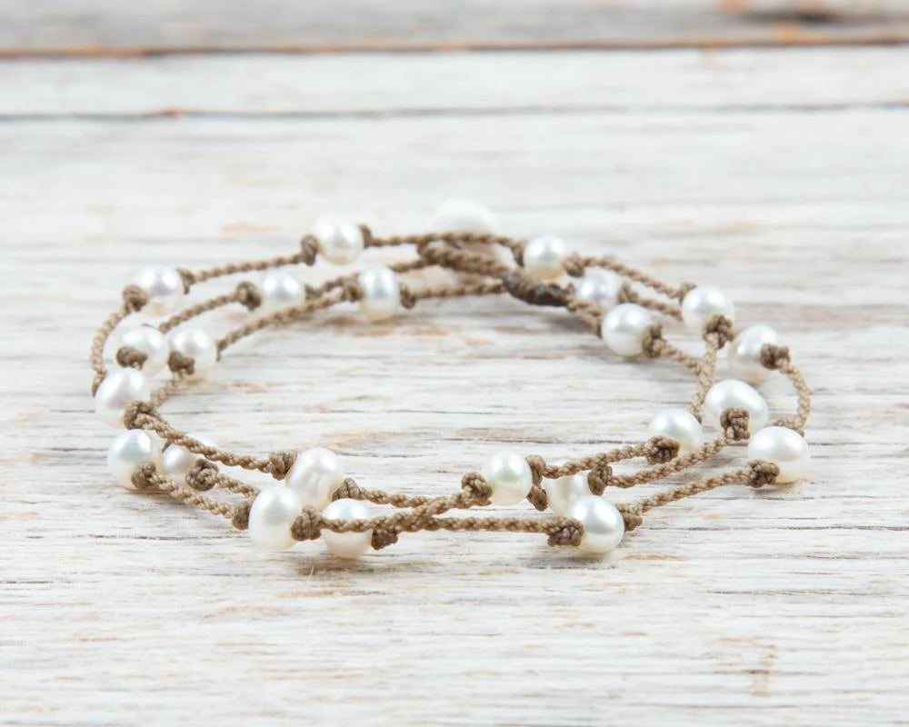 WRAP - WHITE PEARL OVAL PETITE