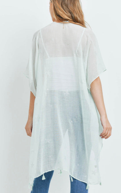 Mint Star Kimono