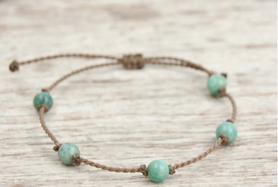 Bracelet - Banded Amazonite Petite