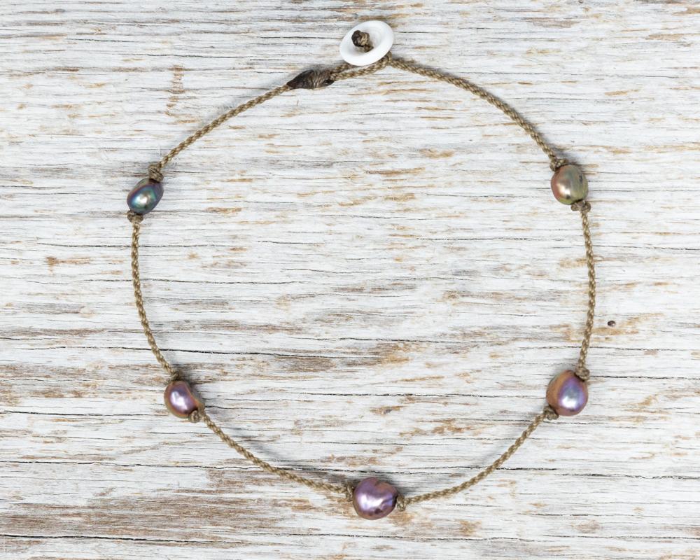 PRINCESS ANKLET - MERMAID PEARL BAROQUE MEDIUM