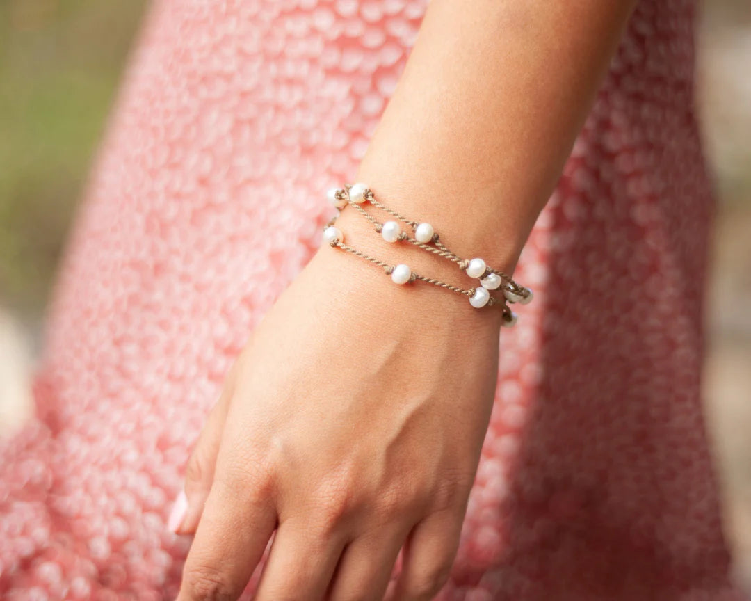 WRAP - WHITE PEARL OVAL PETITE