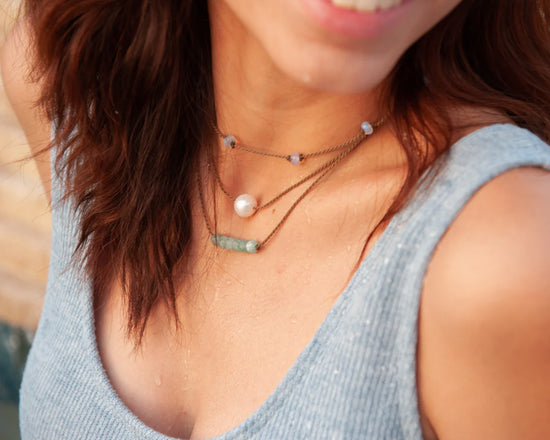 BOHEMIAN NECKLACE - AMAZONITE