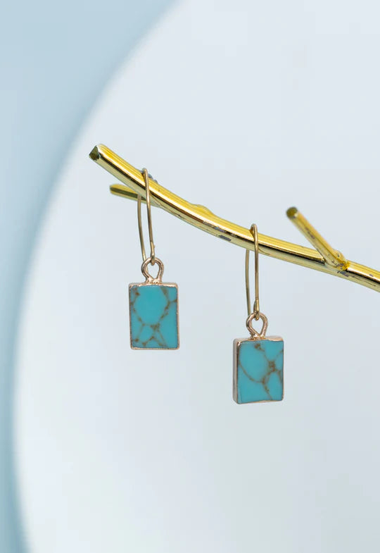 Restored Turquoise Earrings