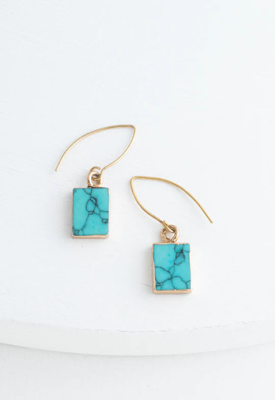 Restored Turquoise Earrings