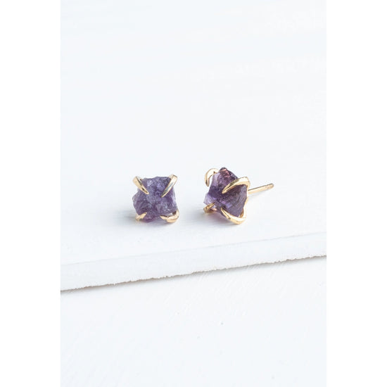 Shine Earrings in Amethyst